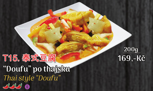 T15. “Doufu” po thajsku - 209 Kč